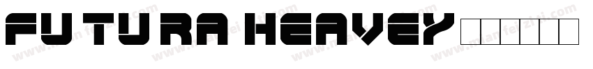 FUTURA HEAVEY字体转换